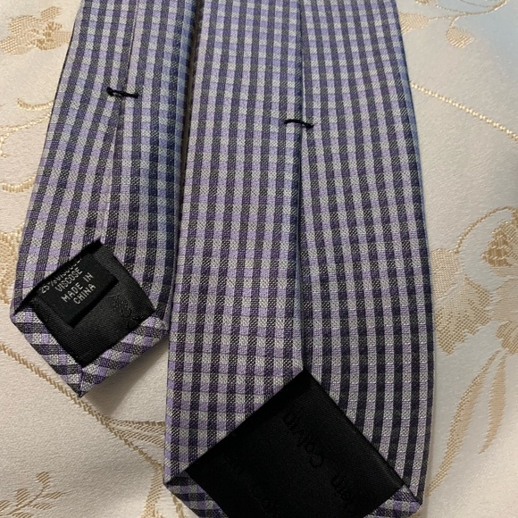 Calvin Klein Blue/Grey Tie - Picture 8 of 10